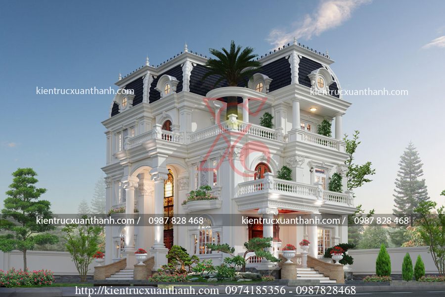 10 Mẫu biệt thự tân cổ điển năm 2021  Nhà Đẹp Sài Gòn