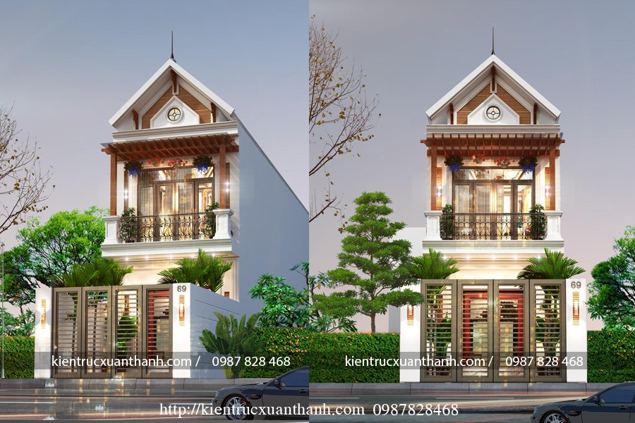 Top 50 mẫu nhà 2 tầng mái Thái đẹp 2022 không nên bỏ lỡ